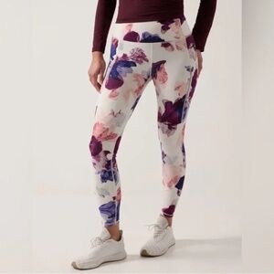 Athleta Rainier Legging, Floral, Size XS